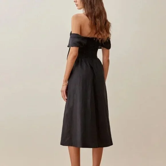women's a line wedding guest dresses Zapakasa Women Black A Line Long Satin Mother of the Bride Dress with  Pockets One Shoulder main image 1